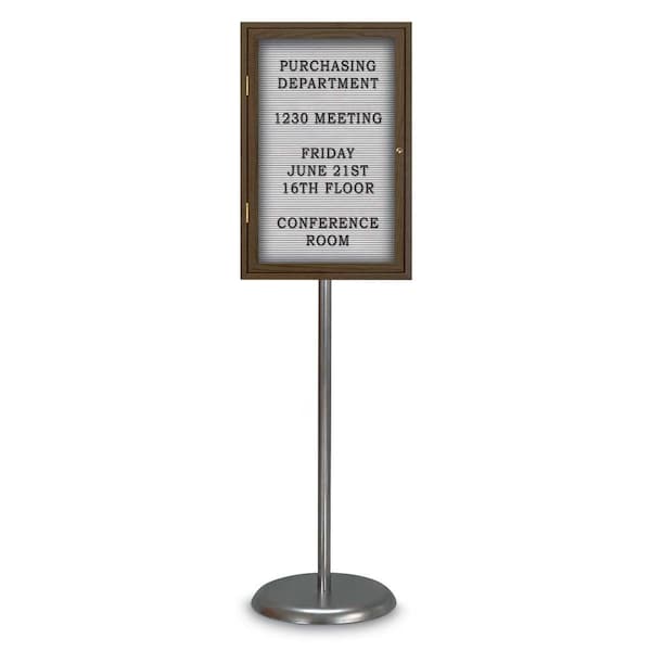 Corkboard, Triple Door, Radius Frame, 72x48", Bronze/Buff